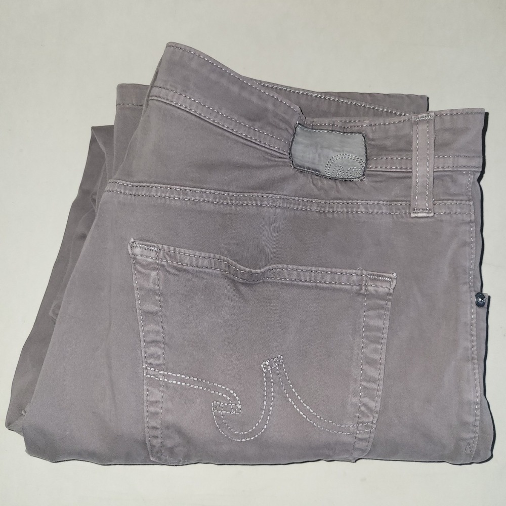 Adriano Goldschmied The Protege Straight Leg Pants Size 34x27 Gray Made In USA